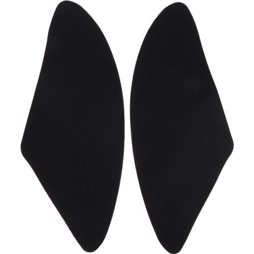 2 Pcs Motorcycle Rubber Fuel Oil Gas Tank Traction Pad Protector For Kawasaki for Ninja ZX 10R 2006 2007 - Black