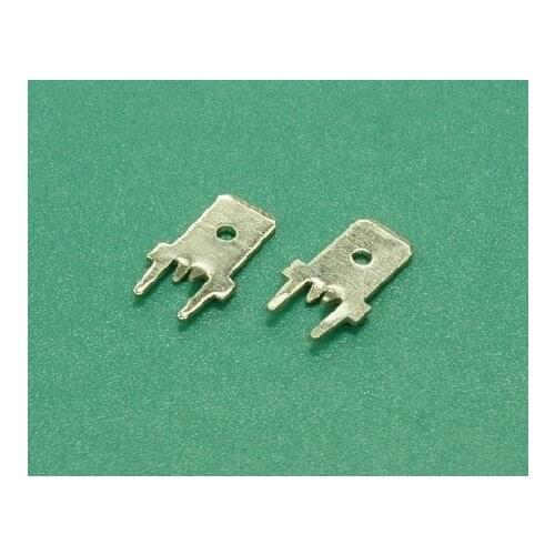 6.3mm center opening) terminal / lug / PC board soldering terminal / terminal / plug spring / male terminal