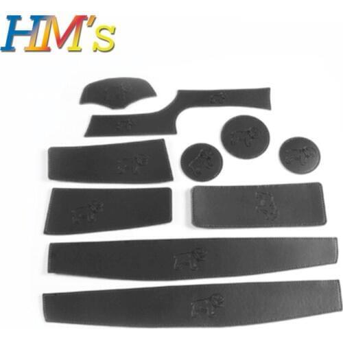 Car Coaster Mat for Mini Cooper F55 Car Door Groove Mats Cup Holder Coasters for Mini Cooper Styling Accessories for Mini F55