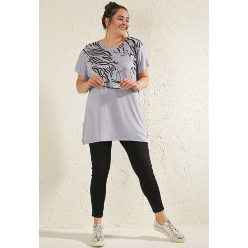 Big Size Fashion Large Size Shabby Black Front Print Detail T-shirt Plus Size Summer Season Cotton Fabric 5XL 6XL 7XL 8XL 9XL