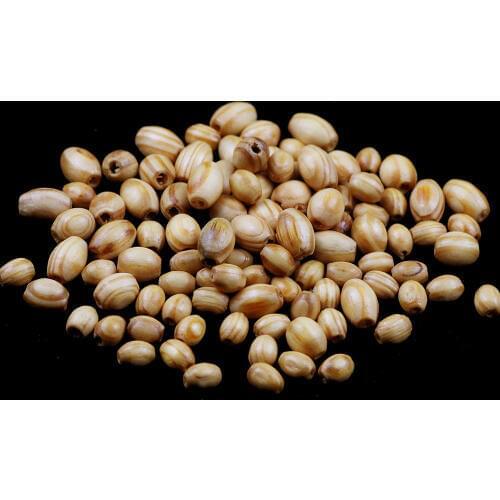 BTFBES Oval Wooden Spacer Beads 8x6mm 200Pcs/lot Natural Pine wood bead DIY jewelry Bracelet necklace Crafts Accessories Making