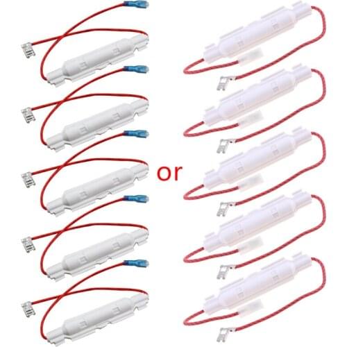 Home Kitchen Cooking appliances High Voltage Microwave Fuses 0.65A/0.7A/0.75A/0.85A Microwave Oven Fuses Kit with Tube Shell