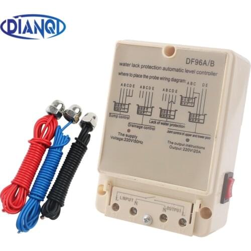 DF-96B DF96B Automatic Liquid Switch protection automatic water level controller Pump Controller with three probes 20A 220v