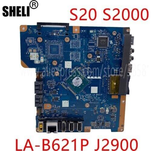 SHELI For Lenovo S20 S2000 AIO Motherboard LA-B621P With J2900 CPU 100% Tested