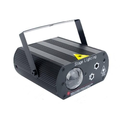 Mini RGB Disco Light Remote Control Red Blue Green Lamp DJ LED Laser Stage Projector Wedding Birthday Party Lamp Lights