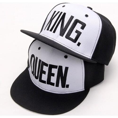 VORON KING QUEEN Snapback Hat Couple Baseball Cap Men Women Lovers Gifts For Girl Boy Friends Hip Hip Cap Last Kings Casquette