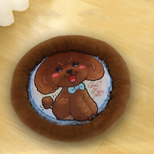 Soft Dog Bed Sofa Cat Beds Round Dogs Bed All Season Puppy House Travel Dog Sofa Animals Mat Cat Dog Sleeping Sofa Warm Cat Beds