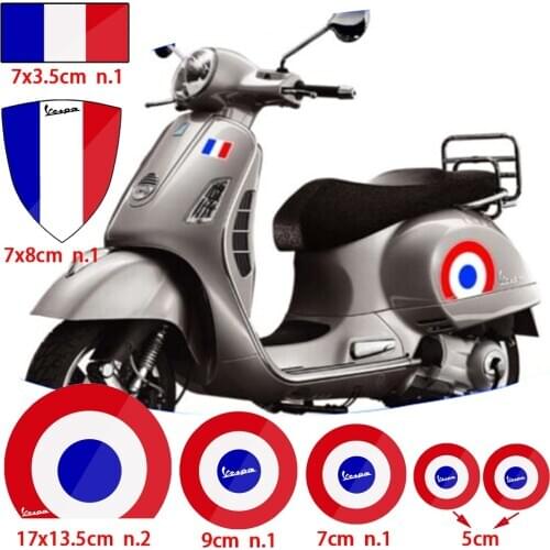 Round Motorcycle Decal Sticker Italy Stickers Case for PIAGGIO VESPA GTS GTV LX LXV 125 250 300 Ie Super
