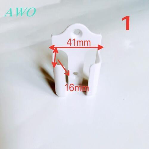 1PCS New TV DVD Air Conditioner Wall Mount Remote Control Holder Wall Mounted 41mm*16mm (1.61in*0.63in