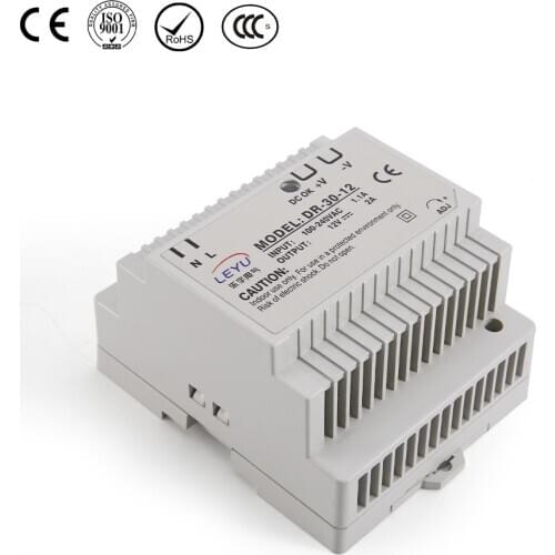 Low price 30w 15vdc 2a overload protection DR-30-15 timer resource switching power supply