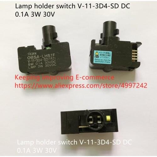 Original new 100% lamp holder switch V-11-3D4-SD DC 0.1A 3W 30V