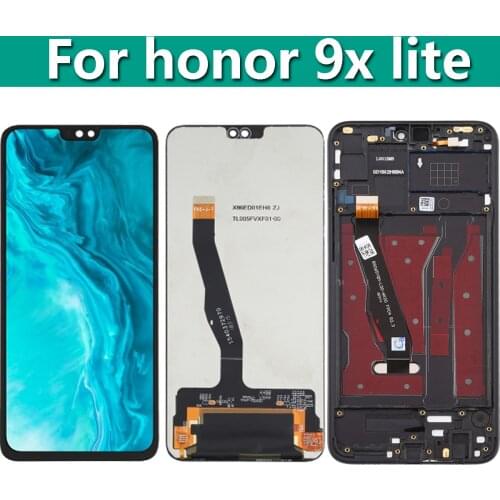 Original LCD Display Touch Screen Digitizer Assembly 6.5" For Honor 9X Lite JSN-L21 JSN-L22 JSN-L23 Replacement Parts
