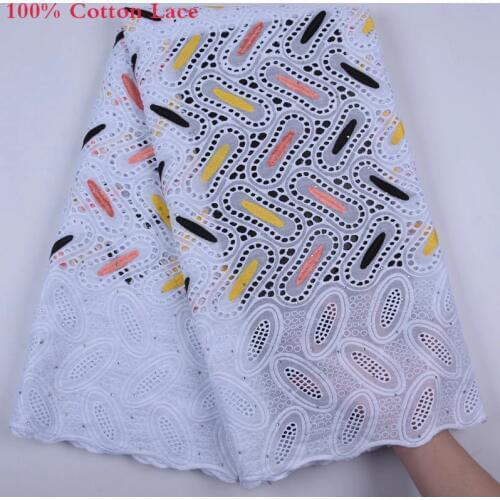 Latest Nigerian Swiss Lace 2019 High Quality Swiss Voile Lace In Switzerland Cotton African Dry Laces Fabrics Dubai Lace 1722