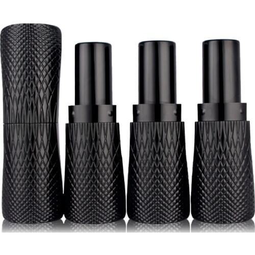 Luxury Plastic Mini Empty DIY Lipsticks Containers Tubes Black Lips Cosmetic Tools Embalagen Packaging Containers 20pcs/lot