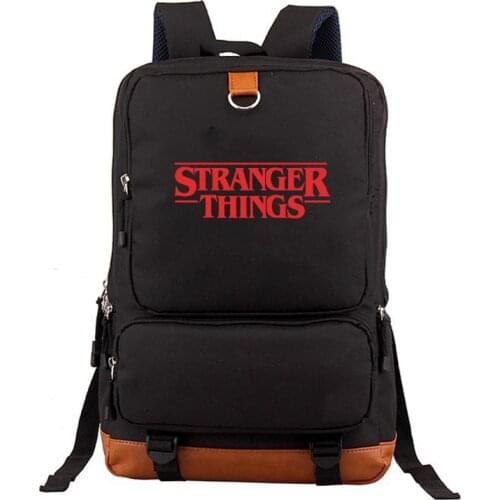 Stranger Things Daily Backpacks Backpack School Bag for Teenagers Laptop Backpack Women Men Large Capacity Travel Rucksack
