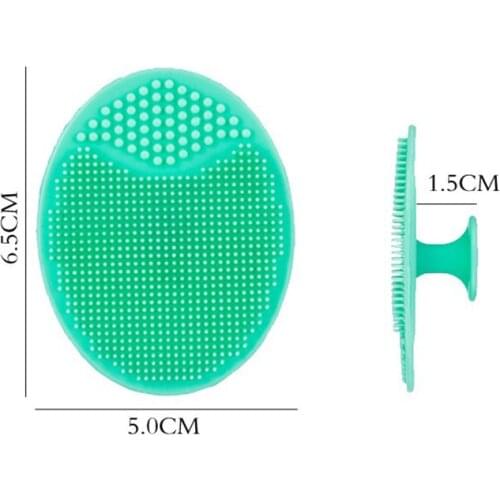 9 Colors Optional Silica Gel Facial Cleaning Brushes Clean Skin Deeply Skin Portable Exfoliating Brush Skin Scrub Cleanser Tool