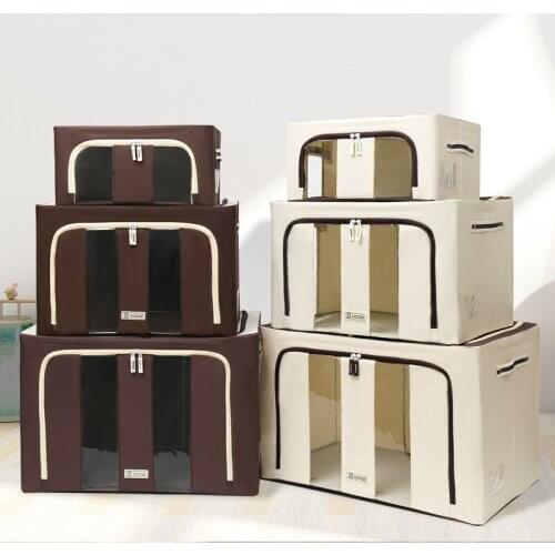 Foldable Clothes Quilt Storage Bags Blanket Closet Sweater Organizer Box Sorting Pouches Clothes Cabinet Container Home