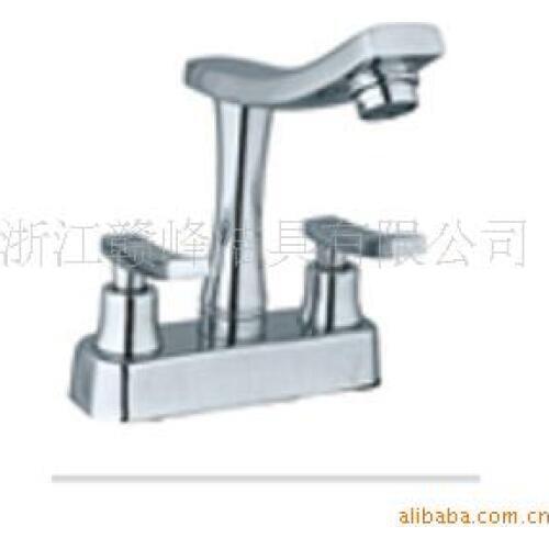 Tiger ran full copper double double open the holes open double washbasin faucet hot and cold taps basin kitchen KITCHEN