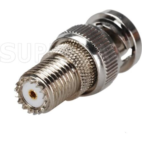 Superbat Mini-UHF Jack to BNC Plug RF Coaxial Connector WIFI ADAPTER