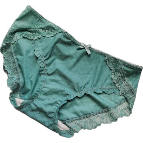 Sexy Ice Silk Underwear Women Diamond Mesh Panties for Women Cute Cozy Low-waist Underpants Seamless Lace Panties