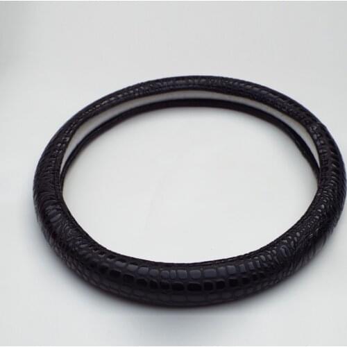 38cm Pink Women Girl Car Steering Wheel Cover Breathable Anti-Skip Handbrake Grips Gear Shift Collars for BMW Car Styling