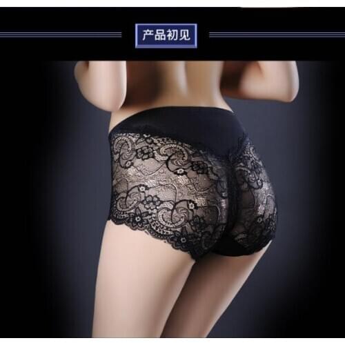 Woman panties Lace Transparent Briefs Fashion High waist panties Sexy 2 piece