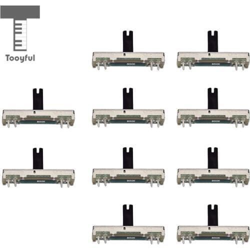 Tooyful 10 Pieces B50K Slide Potentiometer 35mm for Musical Instrument Home Appliances