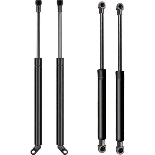 2Pcs Rear Trunk Shocks Lift Strut Support & 2Pcs Front Hood Lift Supports for BMW E39 5 Series 1996-2003