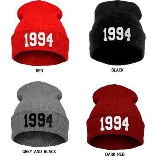 2020 New Fashion Four Seasons Hip Hop Dance Cap 1994 Hip Hop Baseball Knitting Wool Cap for Women and Men