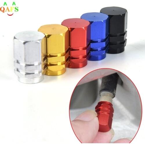 4pcs Car Tire Valve Stem caps Bolt-in Aluminum Theftproof valve caps Car Wheel Tires Valves Tyre Stem Air Caps