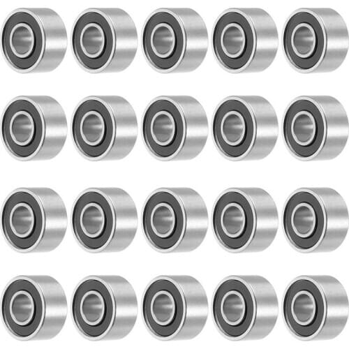 693RS 3mmx8mmx4mm Double Sealed Miniature Deep Groove Ball Bearing 20pcs