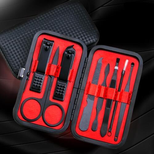 8pcs Nail Art Clipers Nail Clamp Pliers Scissors Set Stainless Steel Hands Fcial Care Tools Nail clipper manicure tool