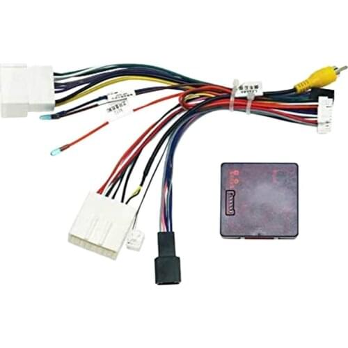 Car 16PIN Audio Power Cord Radio Wiring Harness with Canbus Box for Renault Captur Dacia Clio 2017