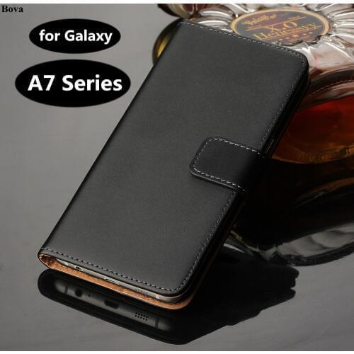 Premium Pu Leather Flip Cover for Samsung A700F A710F A720F Wallet Case for Samsung Galaxy A7 2015 A7 2016 2017 2018 Shell GG
