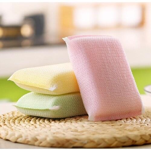Dishwashing Sponges Brush Household Dish Washing Set Dish Cleaning Sponge Multi-functional Home Cleaner Kitchen Cleaning Tools