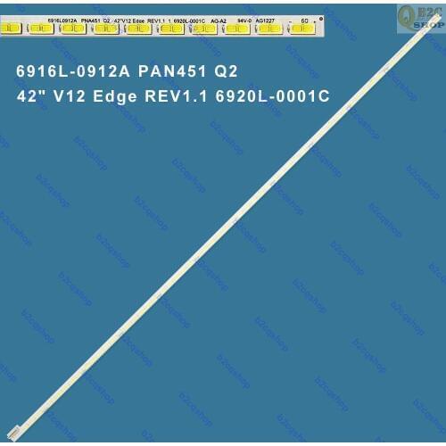 LED TV backlight strip kit 6916L-0912 PAN451 Q2 42" V12 Edge REV1.1 6920L-0001C 6922L-0016A