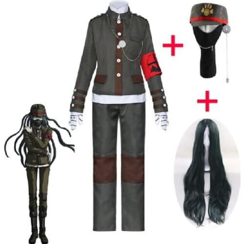 Anime Danganronpa Korekiyo Shinguji Full Cosplay Costume Includes Wig Hat Mask Halloween Carnival For Men Costume