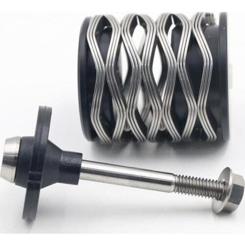 Lightweight Titanium Spring Suspension Shock For Brompton Folding Bikes
