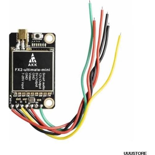 AKK FX2 Ultimate Mini 5.8GHz 40CH 25mW/200mW/600mW/1200mW Switchable FPV Transmitter for RC FPV Racing Drone RC Quadcopter