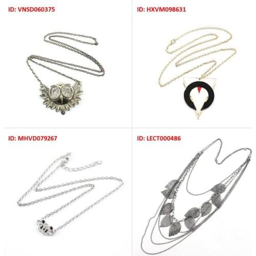 Fashion Jewelry Necklace Pendent Lovely Cute Owl Punk Triangle Drip Rhinestone Small Panda Statement Glossy Black Bohemi