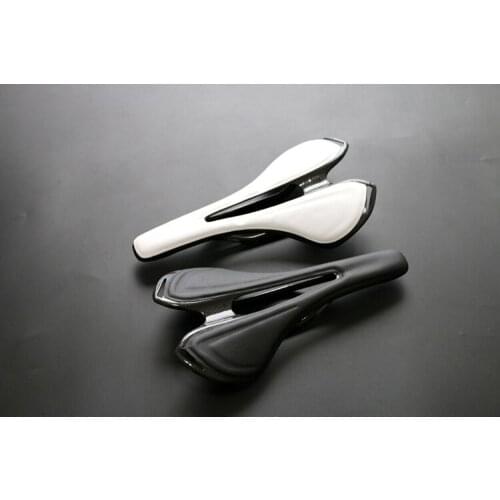 2017 New Full Carbon Fiber Mountain Bike Saddle Road Bicycle Seat Cushion Carbon+Leather Ultralight MTB Saddle Parts