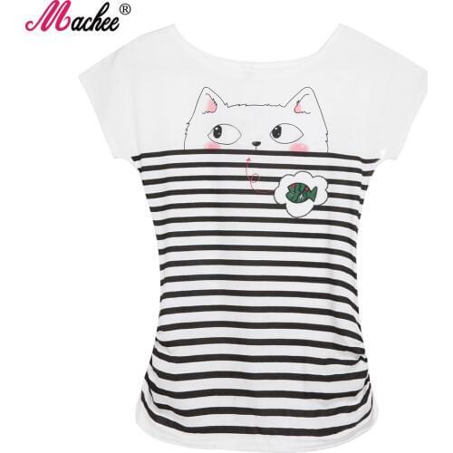 Wholesale 2pcs/lot New Summer Female Tops Tees Fashion Cotton Short Sleeve Animal Printed O-Neck Casual T-shirts for Woman