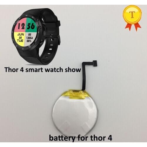 New arrival Rechargeable repalcement Battery For zeblaze thor 4 4G Smart Watch GPS wristwatch phone watch clock hour battery