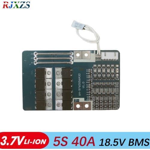 5S 21A/40A 18.5V 21V li-ion BMS PCM battery board for LicoO2 Limn2O4 li battery Temperature Switch for electric tools
