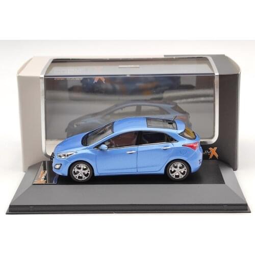 Premium X 1:43 For H~ndai i30 2012 Blue PRD268 Diecast Models Car Edition Collection Auto Toys Gift