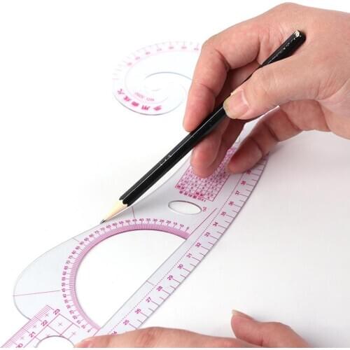 Sewing Tools Soft Curve Measure Tailor Ruler Plastic Comma Shaped Portable Measure Accurately Tools Ruler for Clothing
