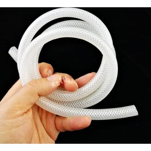 Braidd silicone tube,food grade reticulated duct chequered Anilox tube high pressure silicone braided hose heat-resistant