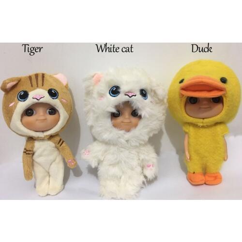 TIGER DUCK WHITE CAT DOLL CUTE GIFTS AND CUSTOM MADE DESIGN CHARGE