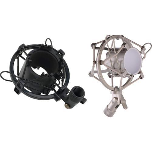 Universal 6KG Bearable Load Mic Microphone Shock Mount Sound Recording Bracket Clip Holder Stand for Radio Studio