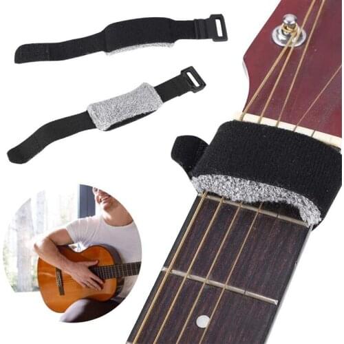 1Pc Bass Guitar Mute String Noise Reducer Dampener Universal Guitar Fretboard Muting Wraps Musical Instrument Accessory Black